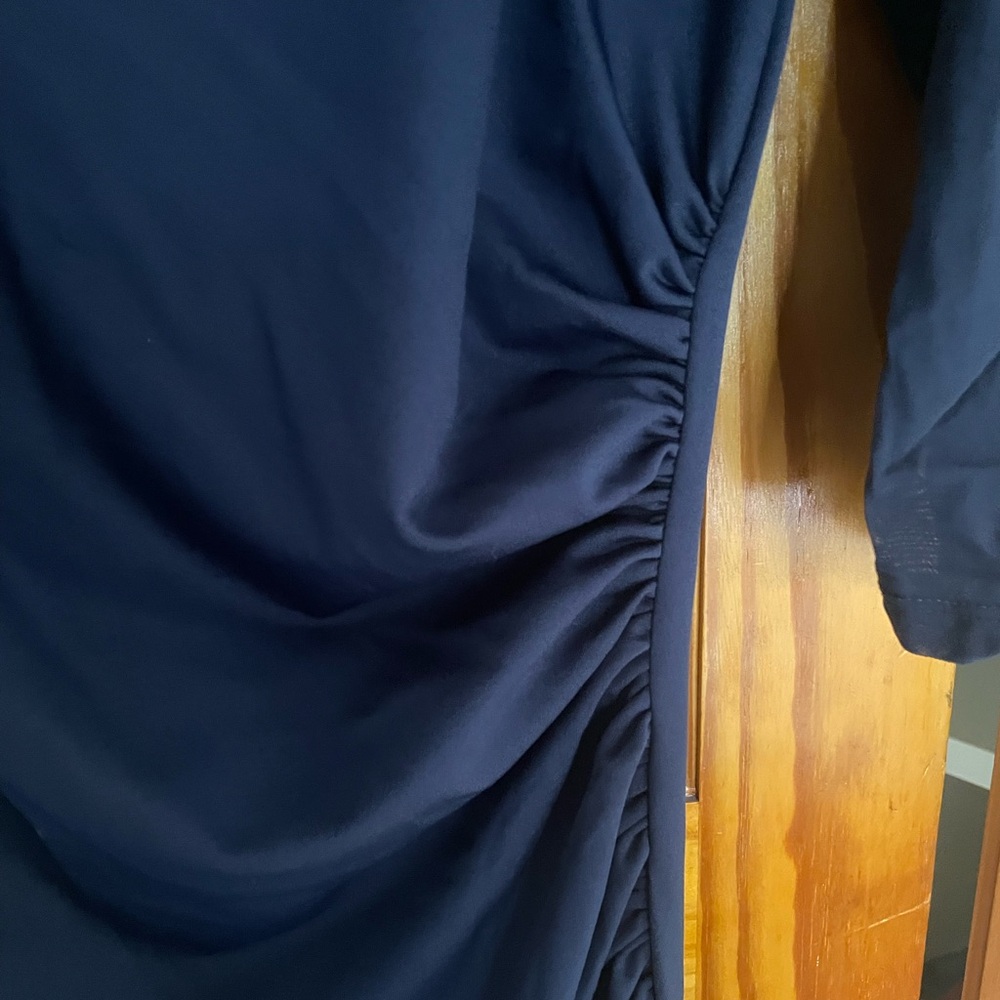 SHEIN Navy Long Sleeve Dress - Picture 2 of 4